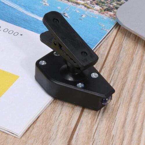 Adjustable Flexible Mini Universal Book Reading Light Lamp Button Cell LED Bulbs Glass Eyeglass Clip Lamp On For Eyeglass Tools
