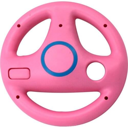 3 Color ABS Steering Wheel for Wii Kart Racing Games Remote Controller Console Y3NC