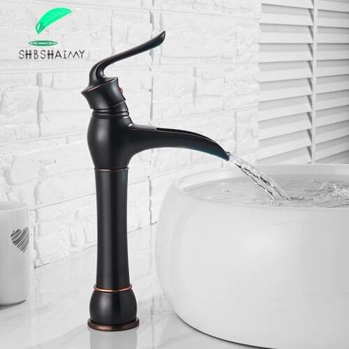 SHNSHAIMY ORB Bathroom Sink Faucet Single Handle Deck Mounted Toilet Hot And Cold Mixer Water Ta