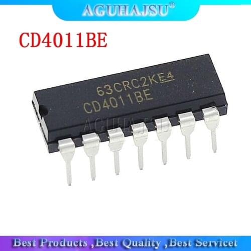 10PCS CD4011BE CD4011 DIP14 DIP New original