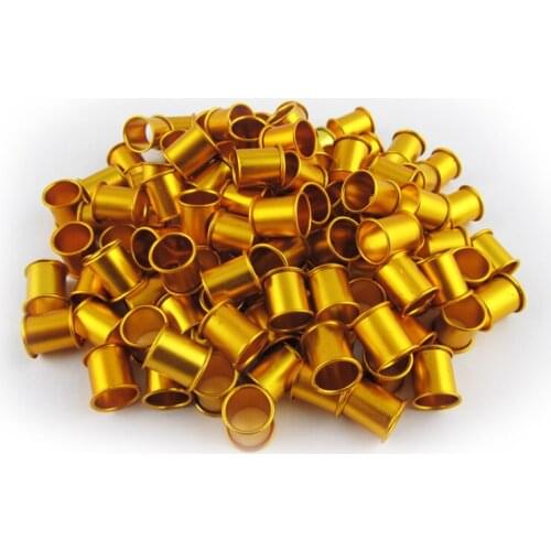 1000pcs 8 mm Pigeon foot rings Aluminum Ring Birds identification tools 4 colors Bird tools wholesale