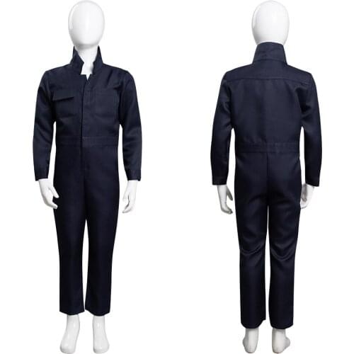 2021 Movie Halloween Kills Michael Myers Cosplay Costume Outfits Kids Children Halloween Carnival Suit