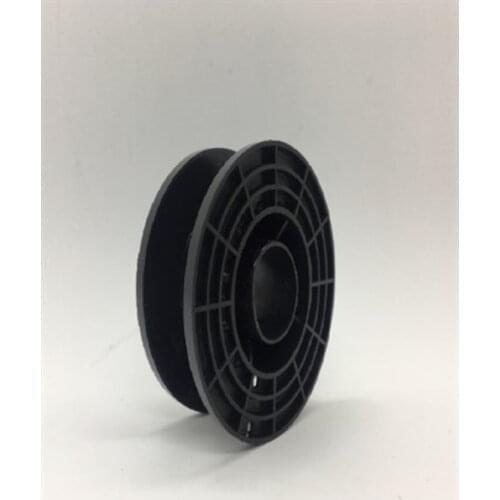 70Pcs 65mm/10mm Plastic Spools Wheel Black Empty Wire Bobbins Round for Beading Cord, Wire, String Ribbon Jewelry Accessories