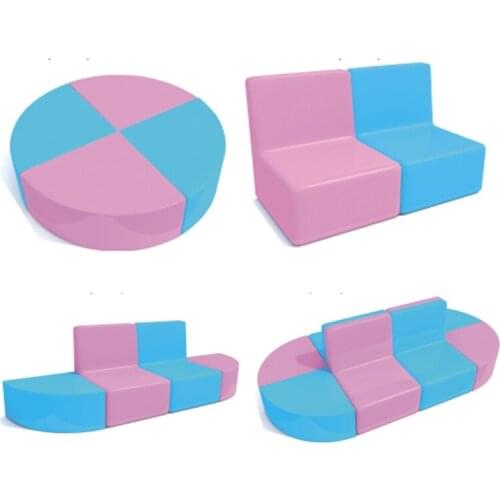 Amusement indoor playground PU soft seat for kids play center all kinds of soft chairs