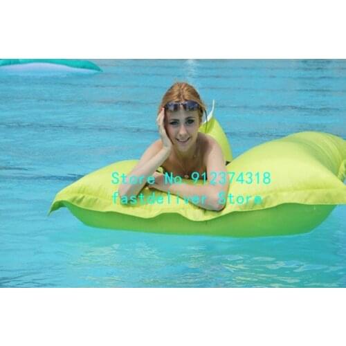 Outdoor Large Swimming Pool Floating Waterproof dirt resistant Bean Bags Seat Cushion cover