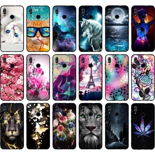 Case For Coque Huawei Honor 10 Lite Cover Soft Silicone Back Cover For Fundas Huawei P Smart 2019 Case Honor 10 Lite Phone Cases