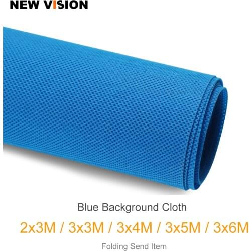Blue Non-woven Background Cloth 2x3m 3x3m 3x4m 3x5m 3x6m Blue Fabric Photo Photography for Photo Studio Backgrounds