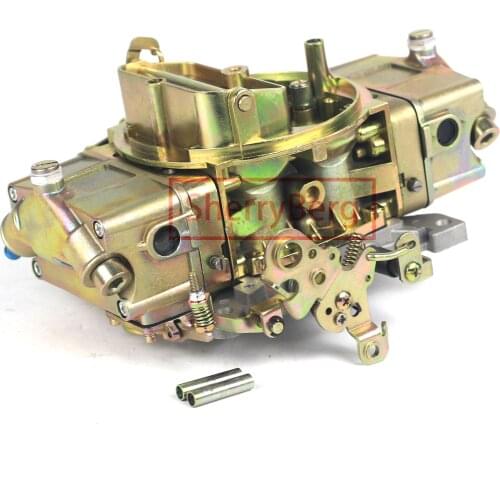 SherryBerg Carburador Carburetor Carb Rep. For Holley 0-4779C 4150 Double Pumper 750 CFM 4 Barrel Carb, Manual Choke GOLD Finish