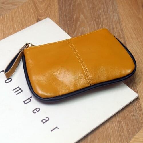 Leather Womens Day Clutch Fashion Shell Ladies Long Wallet Clutch Bag Top Layer Cowhide Cosmetics Storage Bag Sac