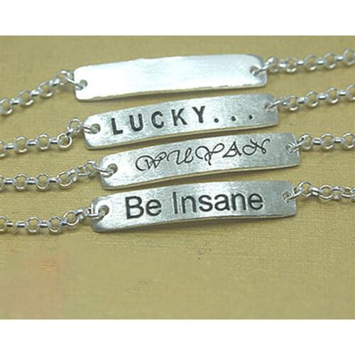 MEETSOFT Engraved Bracelets
