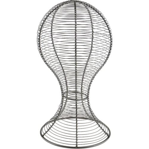 Metal Hat Cap Toupee Rack Hair Wig Holder Storage Display Stand Shelf