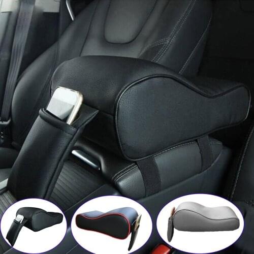 Soft Car Center Console Mat Covers Arm Rest Storage Box Cushion Seat Pad Hand Supports For Car Auto SUV Accessories Decoration