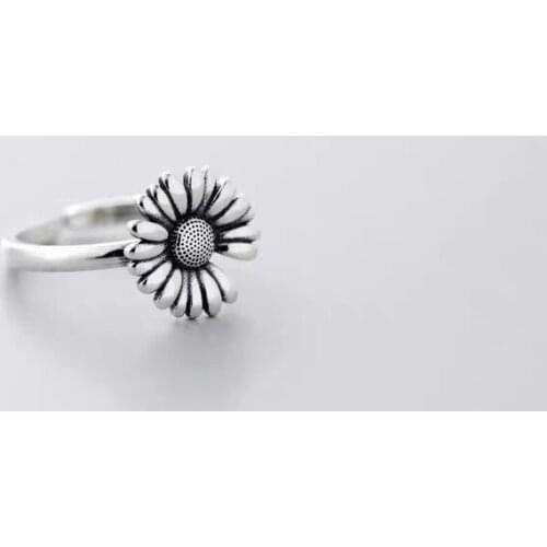 New Arrivals Charming Flower Ring for Women Boho Knuckle Party Rings Gothic Punk Jewelry Gifts for Girls