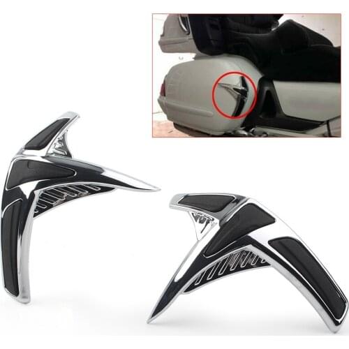 GL 1800 Motorcycle Fairing Sddlebag Protector Chrome ABS Decoration For Honda Gold Wing GL1800 2001-2011 Goldwing
