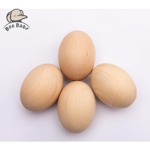 1pc Easter Egg Laser Engraved Wooden Egg Personalized DIY Craft Kids Toy Unique Easter Gift For Children Home Decor Wooden Toy