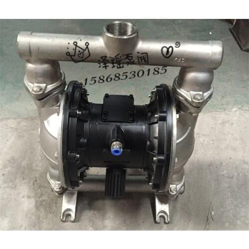 Pneumatic diaphragm pump stainless steel QBY-40 aluminum alloy cast iron industrial pneumatic diaphragm pump large flow