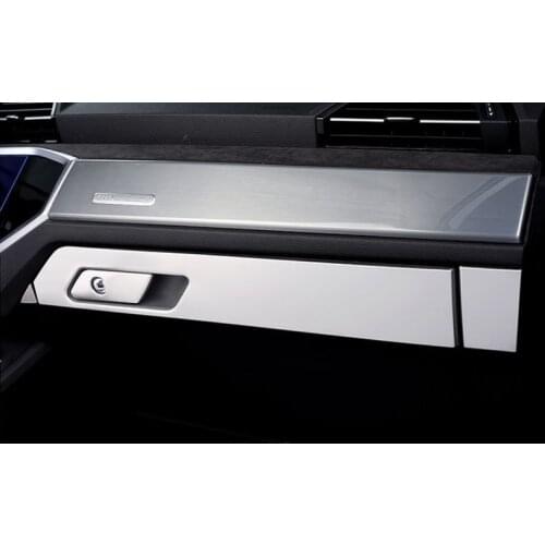 Fit for Audi 19 Q3 refitting co pilot storage box glove box decorative frame panel interior decoration