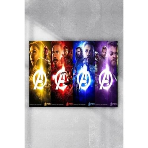 Postermanya Avengers Endgame Characters Movie Poster Poster 50x70 cm wall graphics gráficos de parede настенная графика