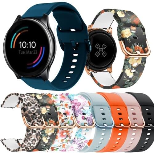 Silicone Wrist Strap For OnePlus Watch 46mm Replacement Bracelet For Samsung Gear Sport S3 Smart Watch for One Plus Watch correa