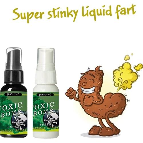 30ml Super Stinky Liquid Fart Terrible Smell Spray Long Lasting Smell Halloween Prank Toy Adults Children Spoof Odor Spray