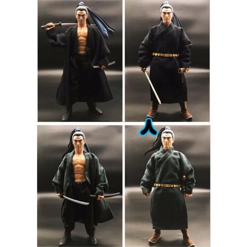 1/6 Scale Ancient Series Samurai Robe Model for 12" Action figure Doll