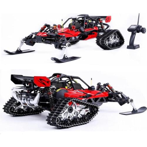 1/5 Rovan ROFAN Baja 5B Snowmobile Tracked Vehicle Snow Racing 30.5CC Gasoline Engine Symmetrical Steering 2WD RC Truck