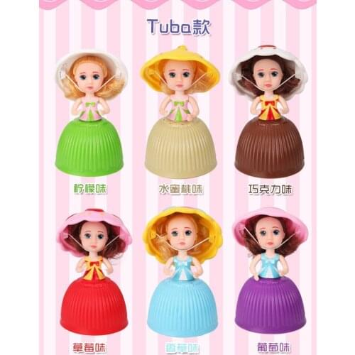 1pc Mini Cartoon Lovely Cupcake Princess Doll Transformed Scented Beautiful Cute Cake Doll Toy Girls Toys for Children New