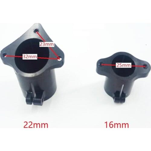 16mm / 22mm Aluminum Alloy Carbon Tube Connector Multi Axis Aircraft Tripod Connecting Seat