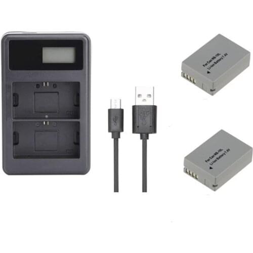 NB-10L, NB10L Battery and USB Charger for Canon PowerShot SX60 HS, SX50 HS, SX40 HS, G15, G16, G1 X, G3 X