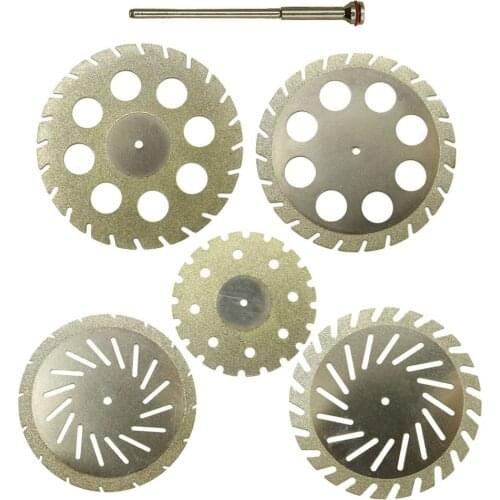 Dental Lab diamond Double sided Zigzag cutting disc for Dental Cutting Plaster Disc Wheel Dental Lab Tool