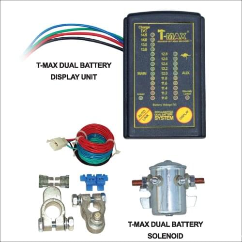 Automotive Dual Battery Isolator Protector TMAX Dual Battery Protection System T-MAX Dual Battery Manager