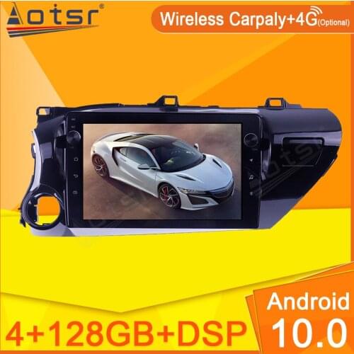 Carplay For Toyota Hilux 2016 2017 - 2019 Car Radio Video Multimedia Player Navi Stereo GPS Android No 2Din 2 Din DVD Head Unit