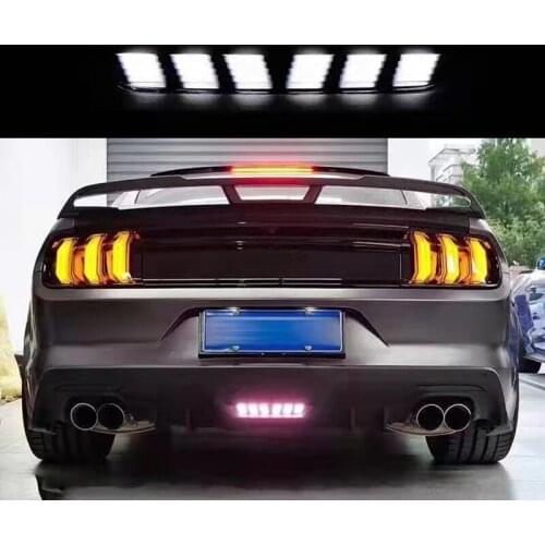 For 2015-2021 years of Ford Mustang modified F1 pilot light Mustang anti-collision brake light after flashing warning light