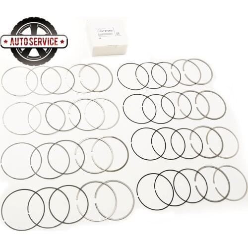 8x Piston Rings Set 92.00mm For BMW 5/6/7 Series E60 545i E64 E63 645Ci E66 745Li X5 E53 4.4i N62B44A 4.4L 11257519916 7514931