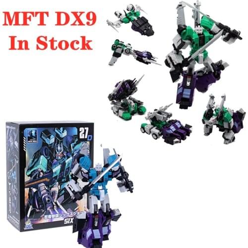 MFT Transformation DX9 D10G G1 MP level SIXSHOT Six-Faced MFT27D MFT27G MF-27B Beast Blue Green Action Figure With Box