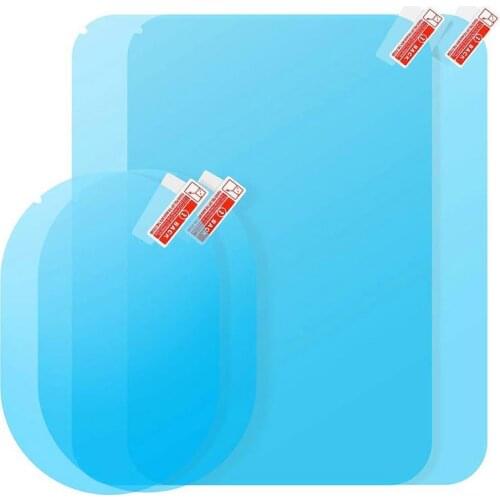 Rainproof Film Anti Fog Side Window Reflective Anti-Scratch Clear Protective Film for Car Rearview Mirror Glass -Pack of 2PCS