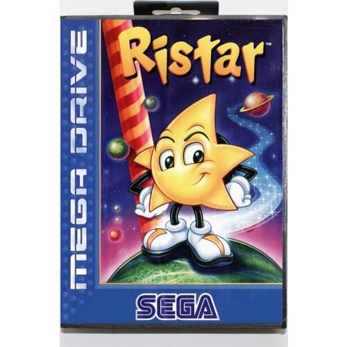 New Arrival Ristar 16 bit MD Game Card With Retail Box For Sega Mega Drive For Genesis