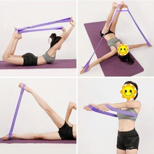 Yoga stretching belt fitness elastic belt resistance belt dance men and women tension belt equipment