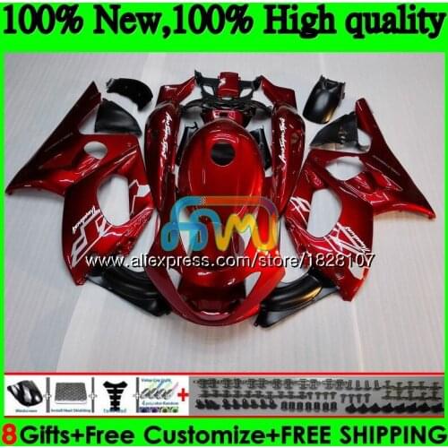 YZF 600R For YAMAHA Thundercat YZF600R 96 02 03 04 05 06 07 73BS.0 YZF-600R 2002 2003 2004 2005 2006 2007 Fairing Pearl red Hot
