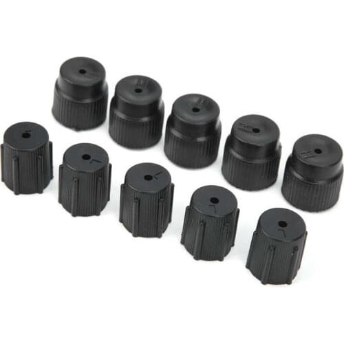 Car Air Conditioning Parts Universal Air Conditioning Service Cap A/C Repair Refrigerant Charging Port Cover Auto Accessory