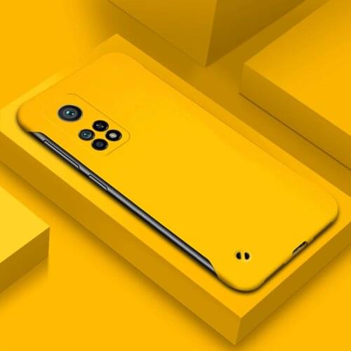 Hard Plastic For Xiaomi Redmi Note 10 Case Frameless Slim PC Cover For Xiaomi Mi Poco f2 pro f3 mi 11 Lite mi11 Ultra 10 s Cover