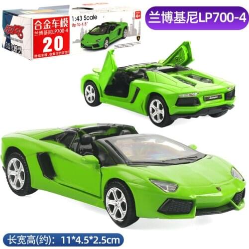 1:43 Scale Alloy Diecast Sport Car Model For TheLamborghini Aventador LP700-4 Collection Pull Back Toys Vehicle