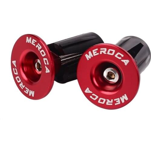 1 Pair Bike Bar Plugs Aluminum Alloy Mountain Road Bicycle Grip Anti-slip Firm Handlebar End Caps MTB Accessories