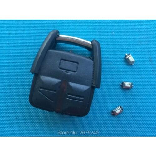 1Pc Of New 3 Button Remote Key Case Shell Blank+3Pcs Micro Switch For Opel Vauxhall Vectra Signum With Light Position Auto Parts