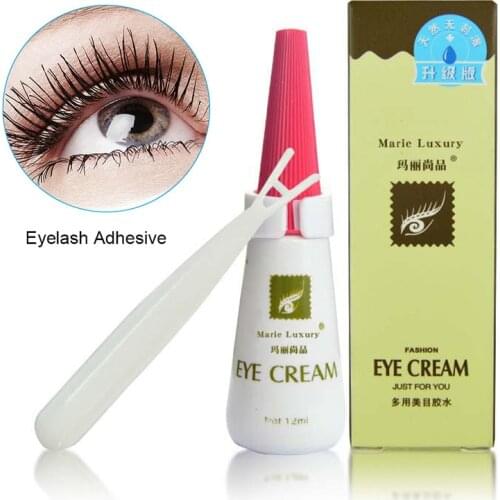 12ml False Eyelashes Makeup Adhesive False Eyelash Glue Clear-white Dark-black Waterproof Eye Lash Cosmetic Tools