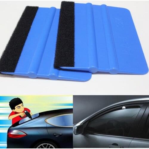 5pcs/lot high quality squeegee wrapping scraper car wrap tools with felt scarper squeegee squeegees with cloth scraper