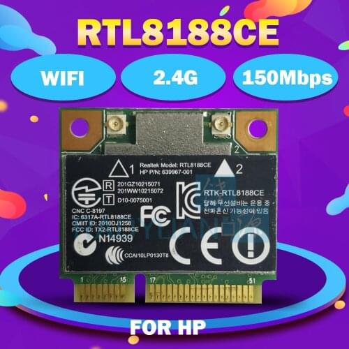 Wireless Wifi Card RTL8188CE 640926-001 Laptop for HP 4431S 4436S 4430S 4230S 4730S