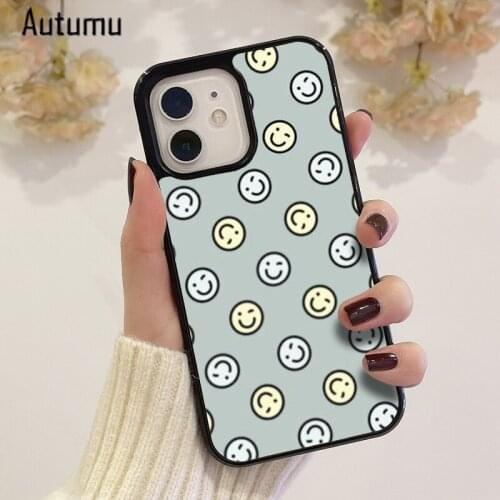 Phone Case for iPhone 12 mini X XS XR 11 Pro Max SE 2020 5 6S 7 8 Plus Samsung Galaxy S8 S9 S10 S20 S21 smile collection Cover