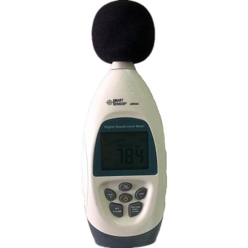 Digital Sound Level Meter Noise Level Meter with Software & USB Cable 30~130dB 31.5HZ~8.5KHZ Smart Sensor AR844