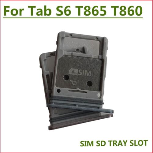 New Sim Card Holder Tray Card Slot MicroSD Card For Samsung Galaxy Tab S6 T865 T860 T867
